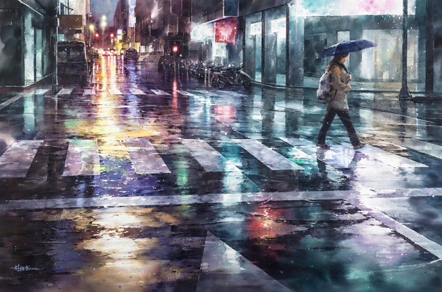 Картины художников, влюбленных в дождь