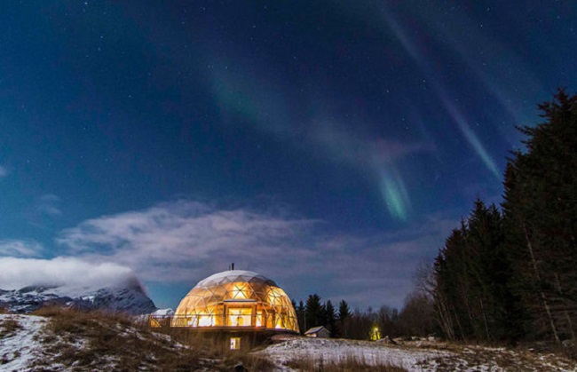 Норвежская семья, которая живет в геокуполе, 20 фото