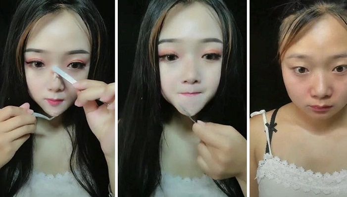 Как выглядят азиатские девушки после снятия мейкапа
