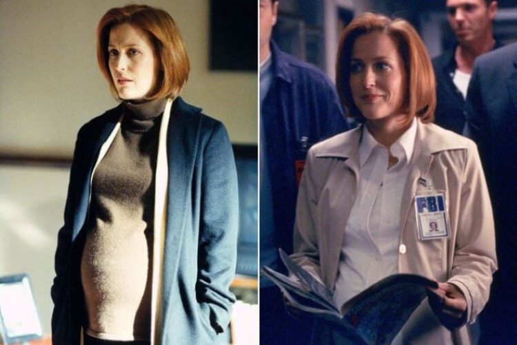 Джиллиан Андерсон_Gillian Anderson_aktrisy v fil'me i seriale skryvali beremennost'