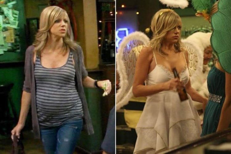 Кэйтлин Олсон_Kaitlin Olson_aktrisy v fil'me i seriale skryvali beremennost'