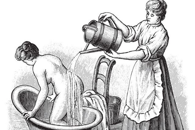 Как раньше мылись: история возникновения ванны