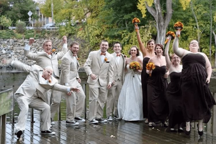 Joyful Nuptials: Candid and Comical Wedding Photo Selection