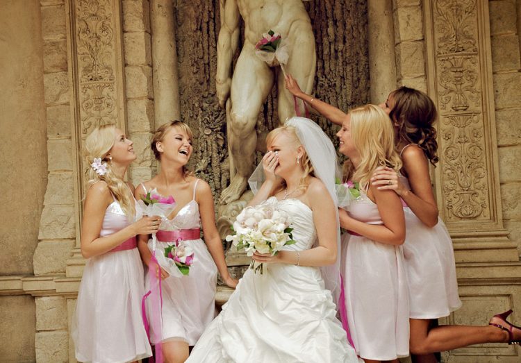 Joyful Nuptials: Candid and Comical Wedding Photo Selection