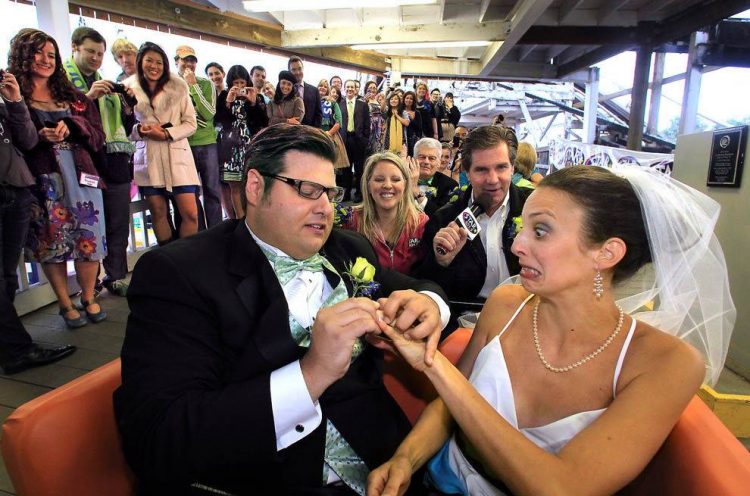 Joyful Nuptials: Candid and Comical Wedding Photo Selection