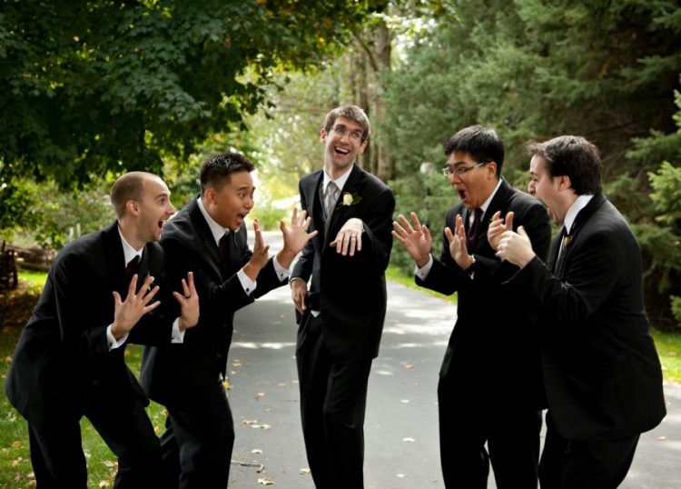 Joyful Nuptials: Candid and Comical Wedding Photo Selection